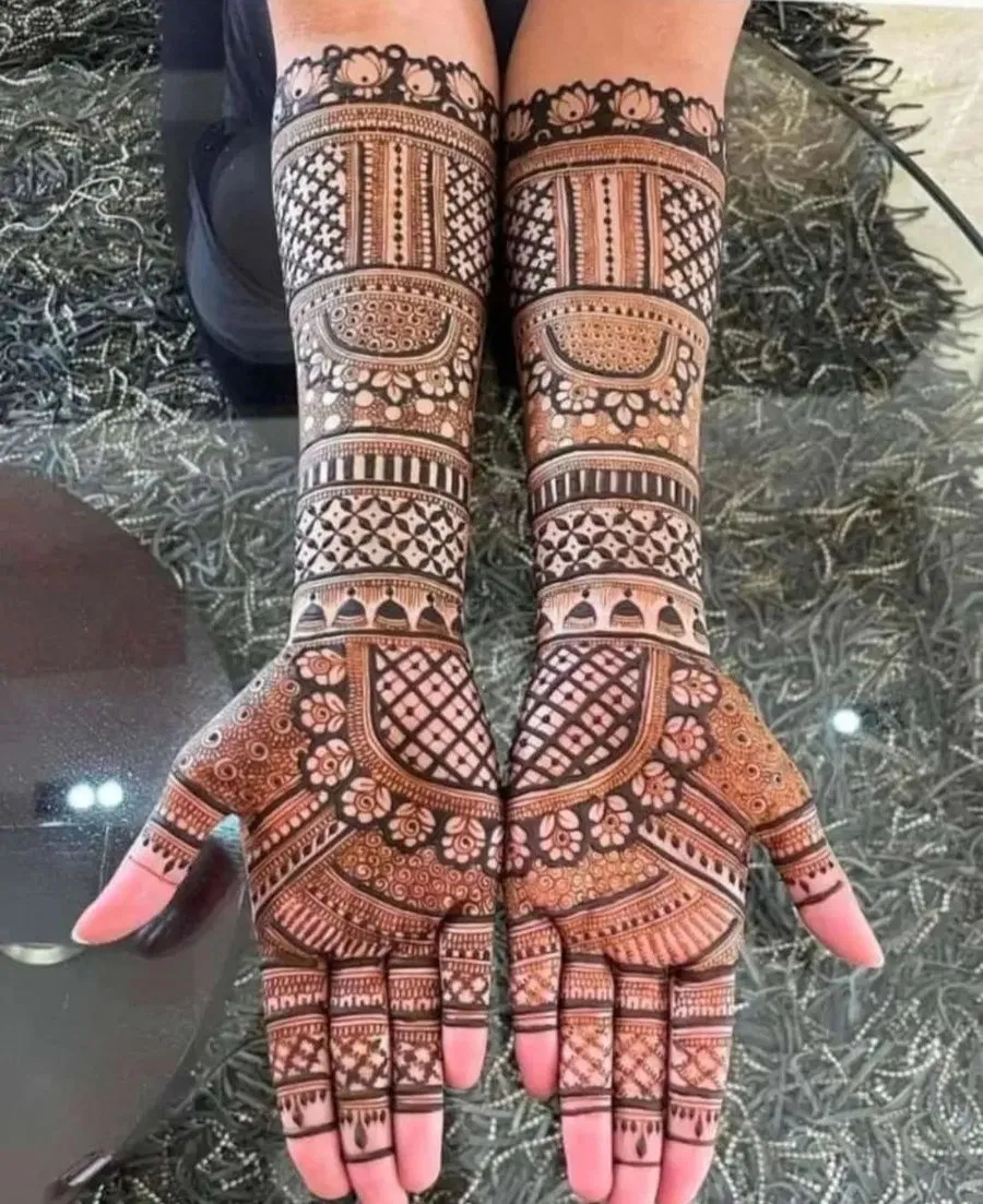 Full Hand Mehndi Design