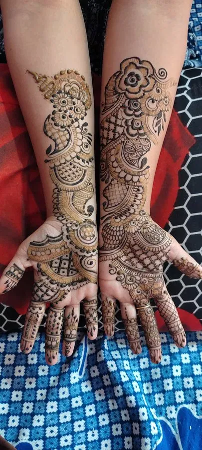 Full Hand Mehndi Design