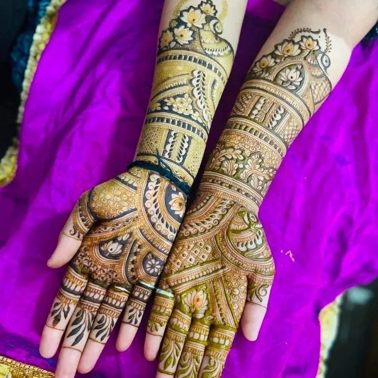 Full Hand Mehndi Design
