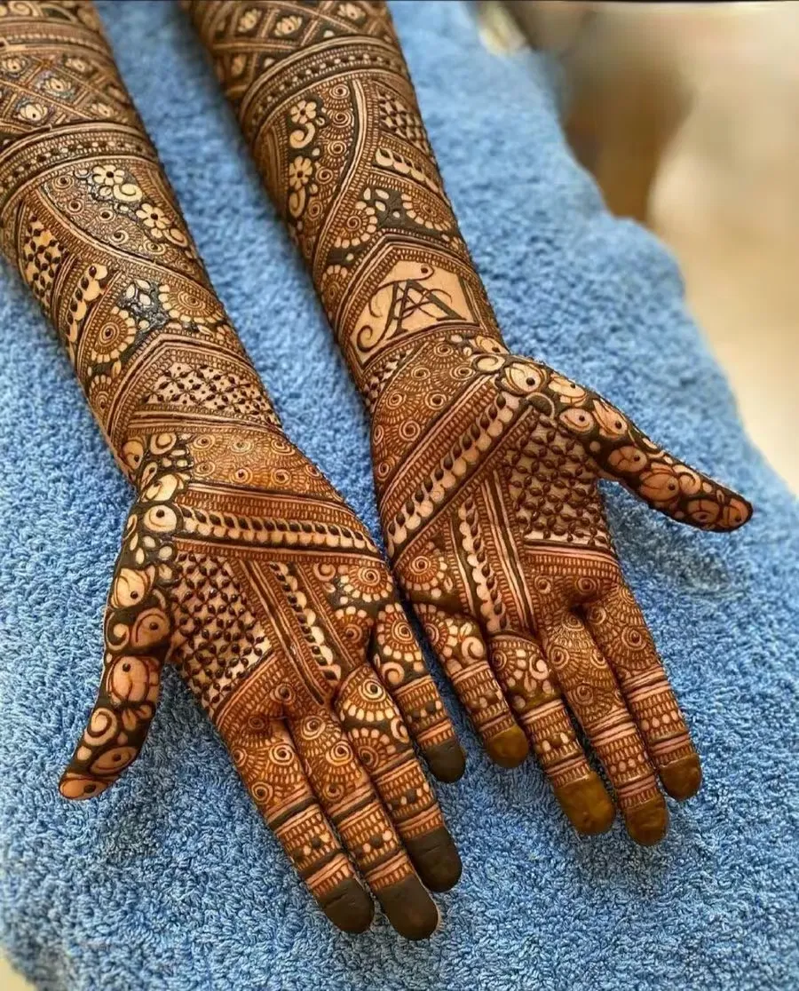 Full Hand Mehndi Design