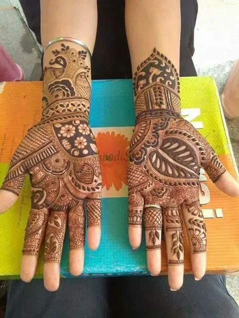figure mehndi design