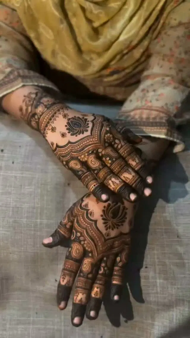 Full Hand Mehndi Design