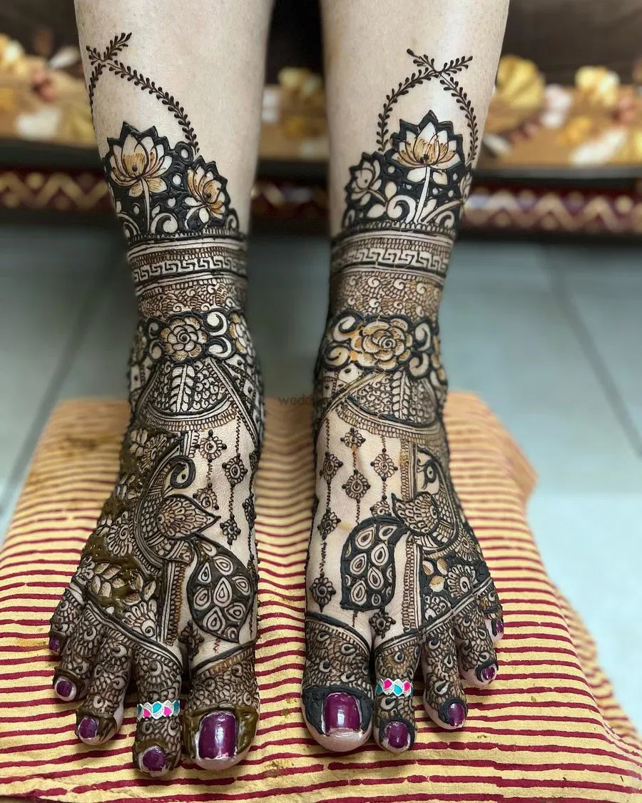 Foot Mehndi Design