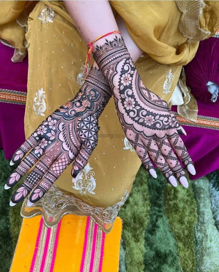Back Hand Mehndi Design (2)