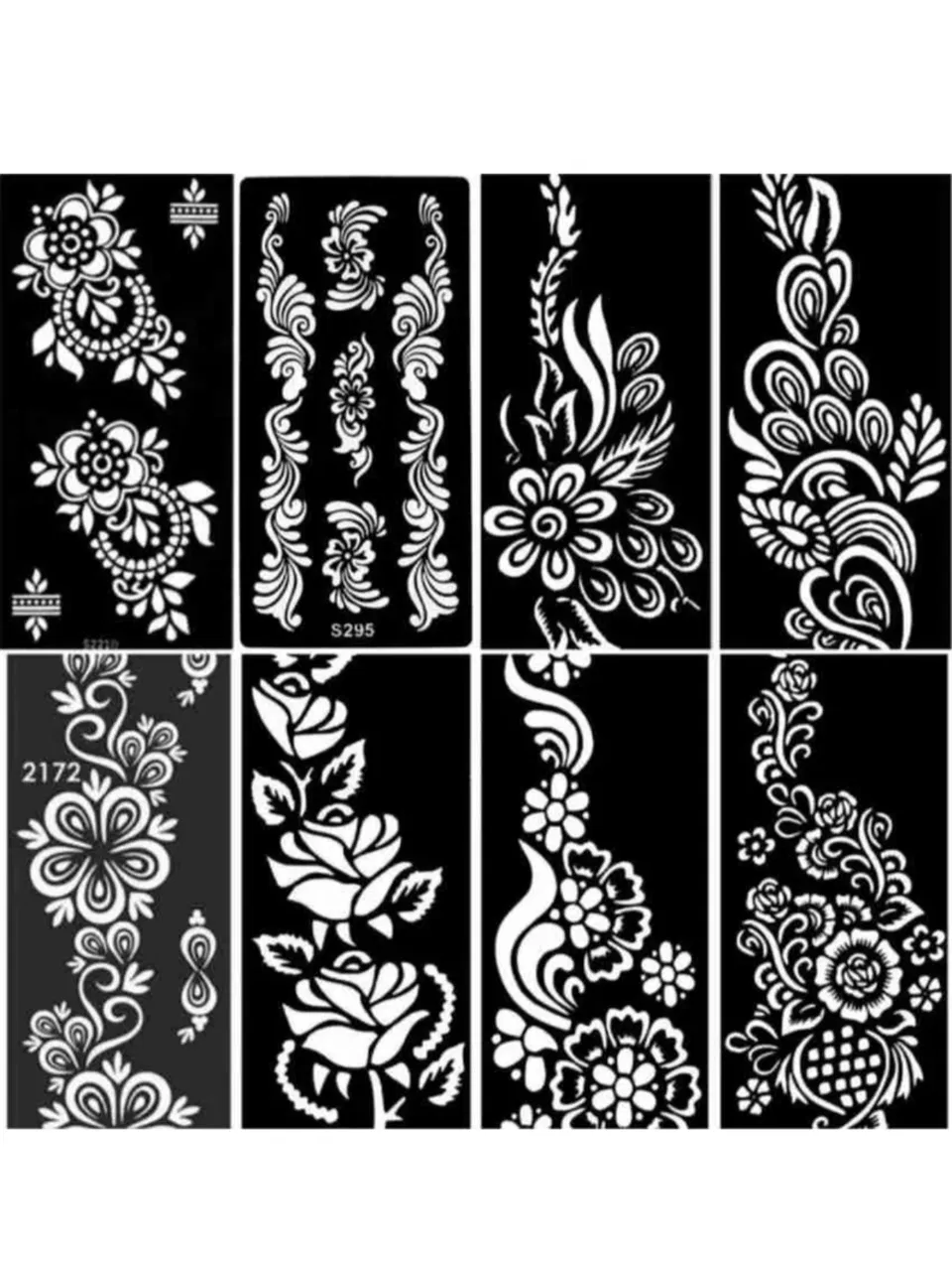 Mehndi Design with Flowers and Peacock
