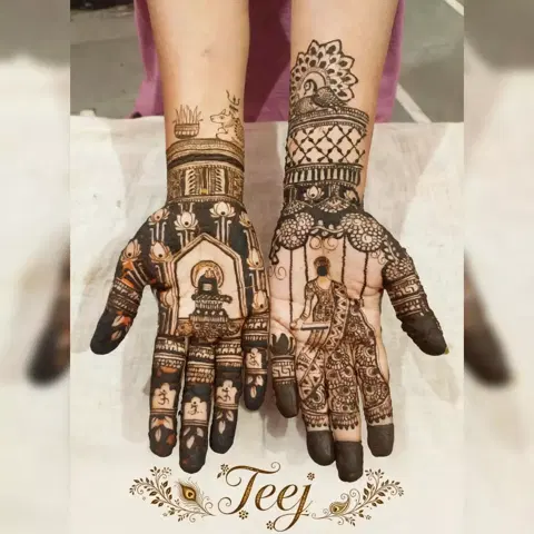 figure back hand mehndi design