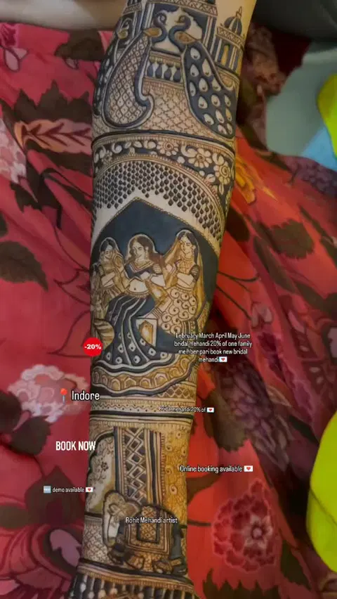 figure back hand mehndi design