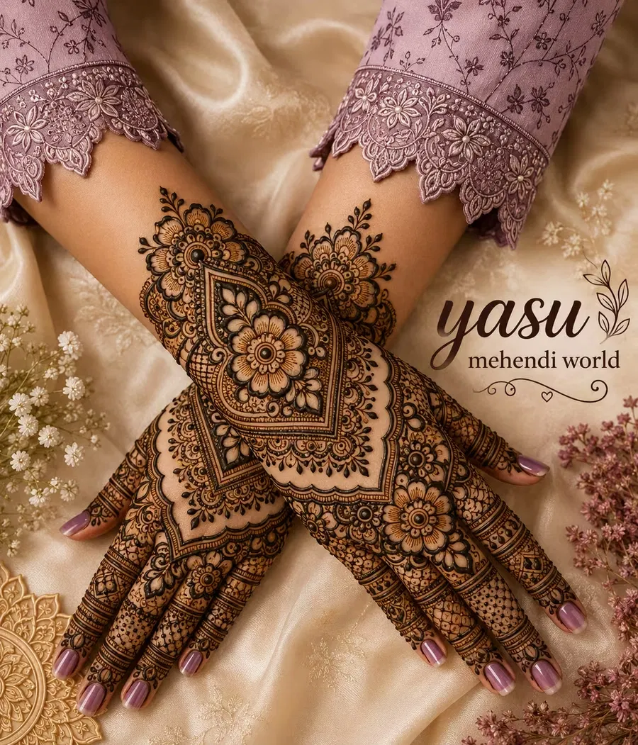 Full Hand Mehndi Design