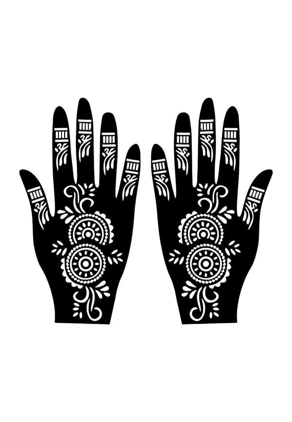 Arabic Bridal Finger Mehndi Design (2)