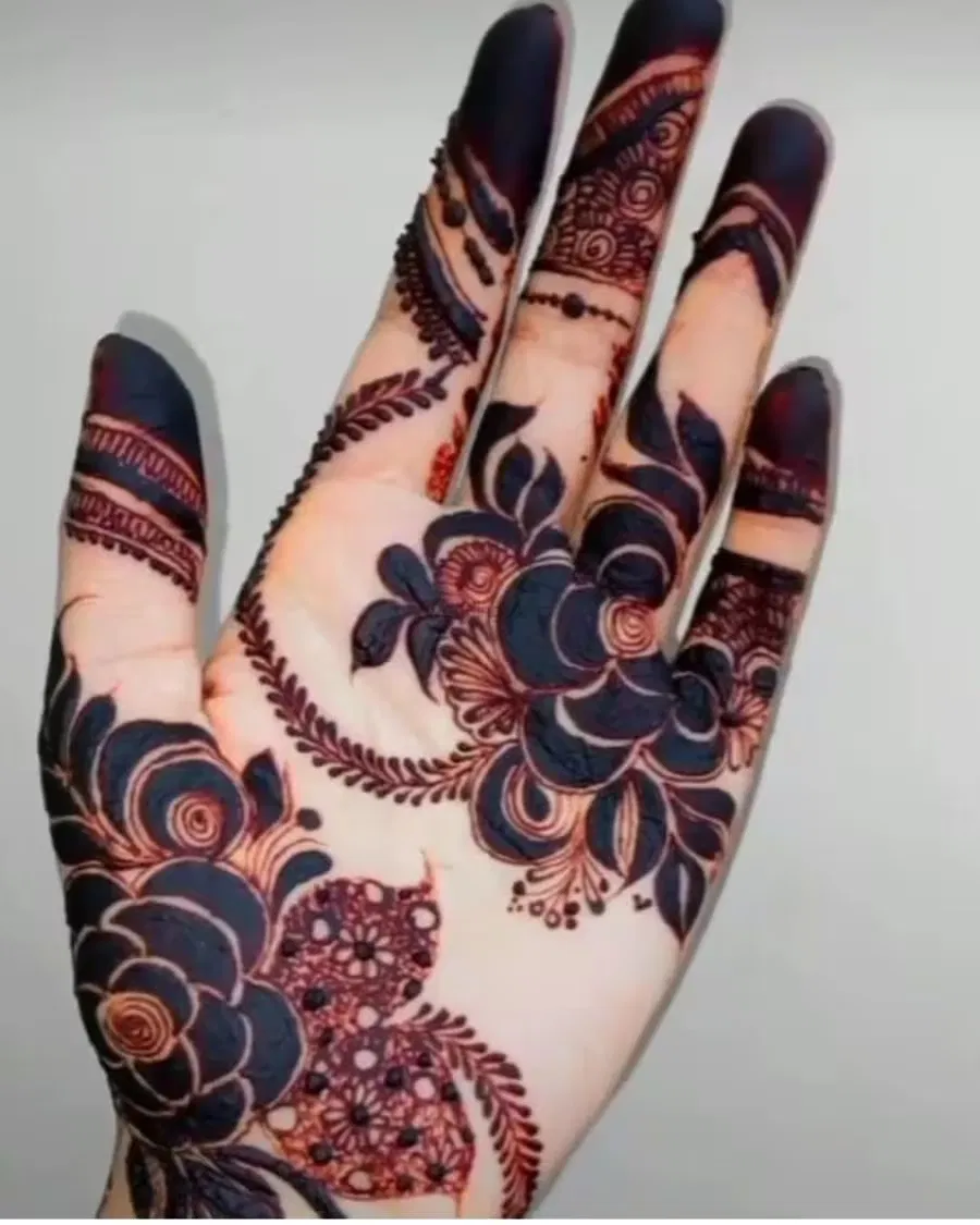Arabic Front Hand Mehndi Design