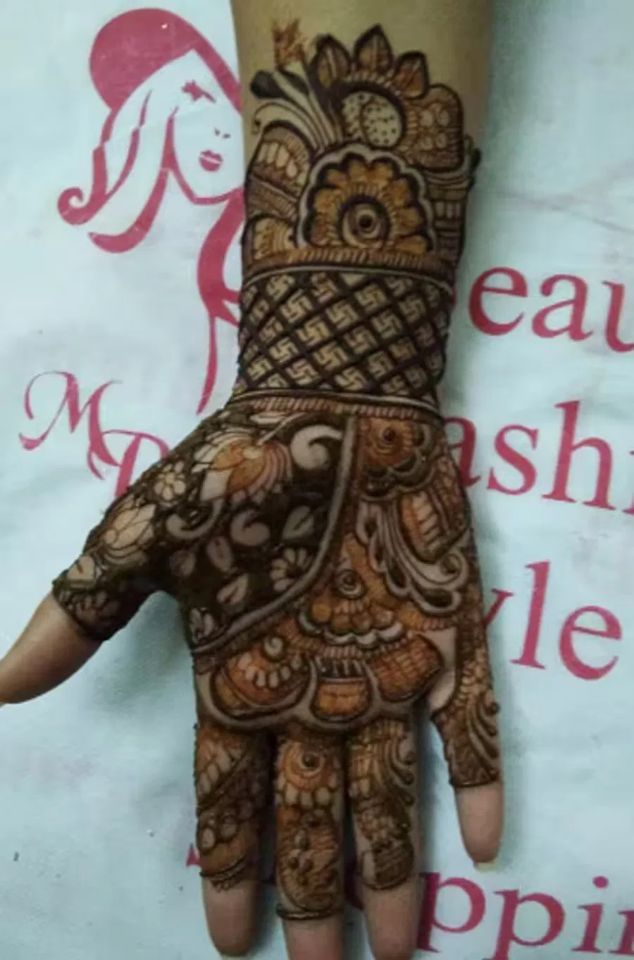 Full Hand Mehndi Design
