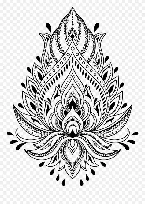 arabic circle mehndi design