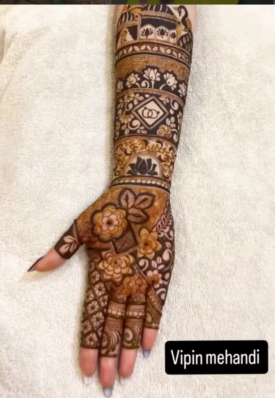Full Hand Mehndi Design