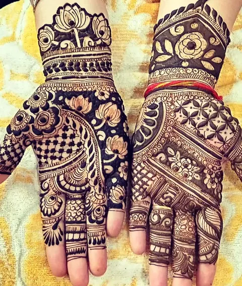 figure mehndi design