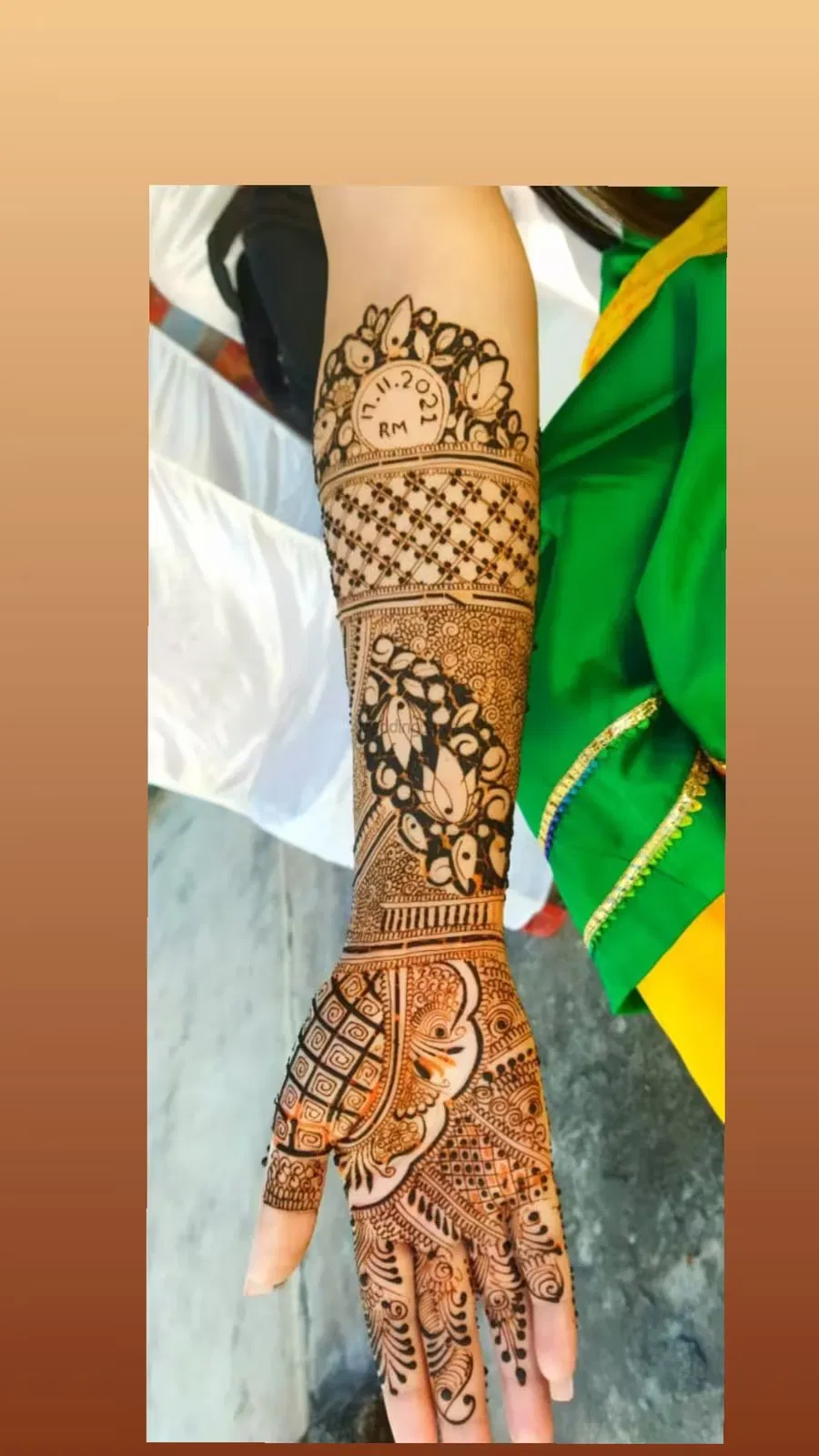 Front Hand Mehndi Design