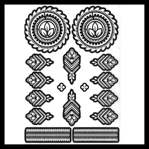 arabic bridal circle back hand mehndi design