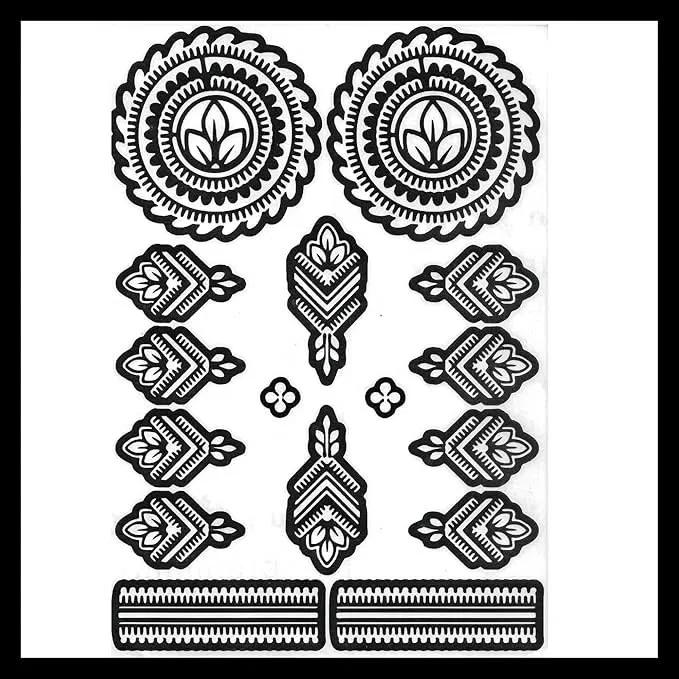 Arabic Bridal Back Hand Mehndi Design with Gol Tikki, Hearts and Lotus