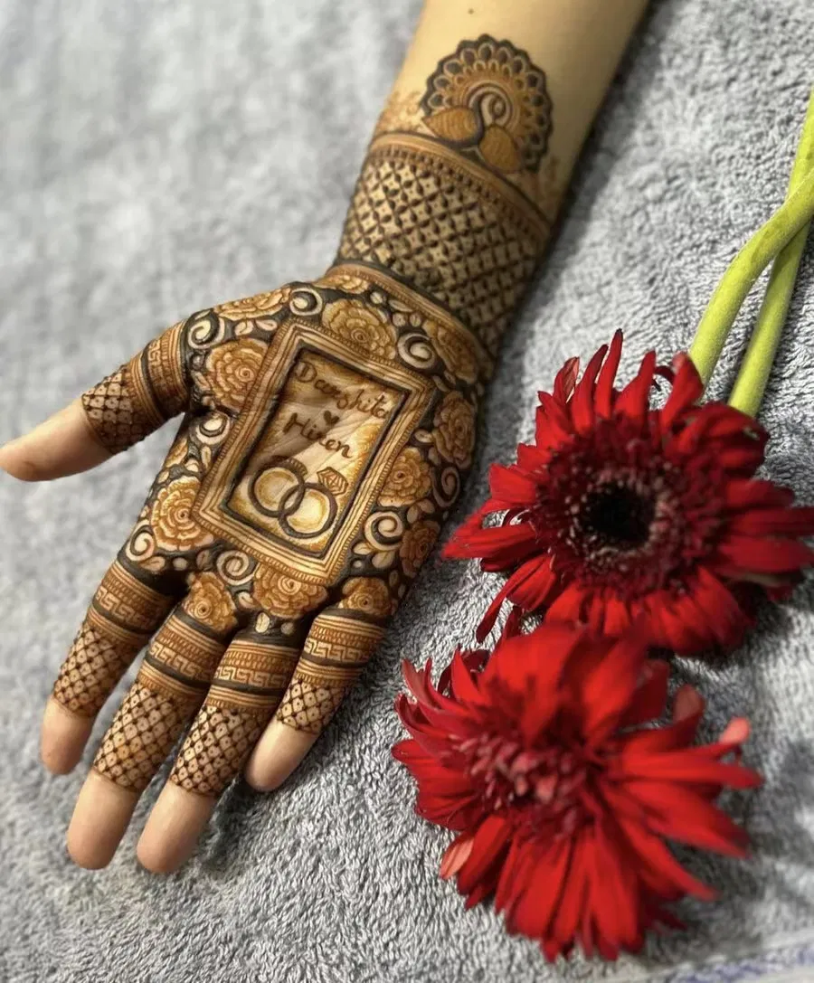 Front Hand Mehndi Design