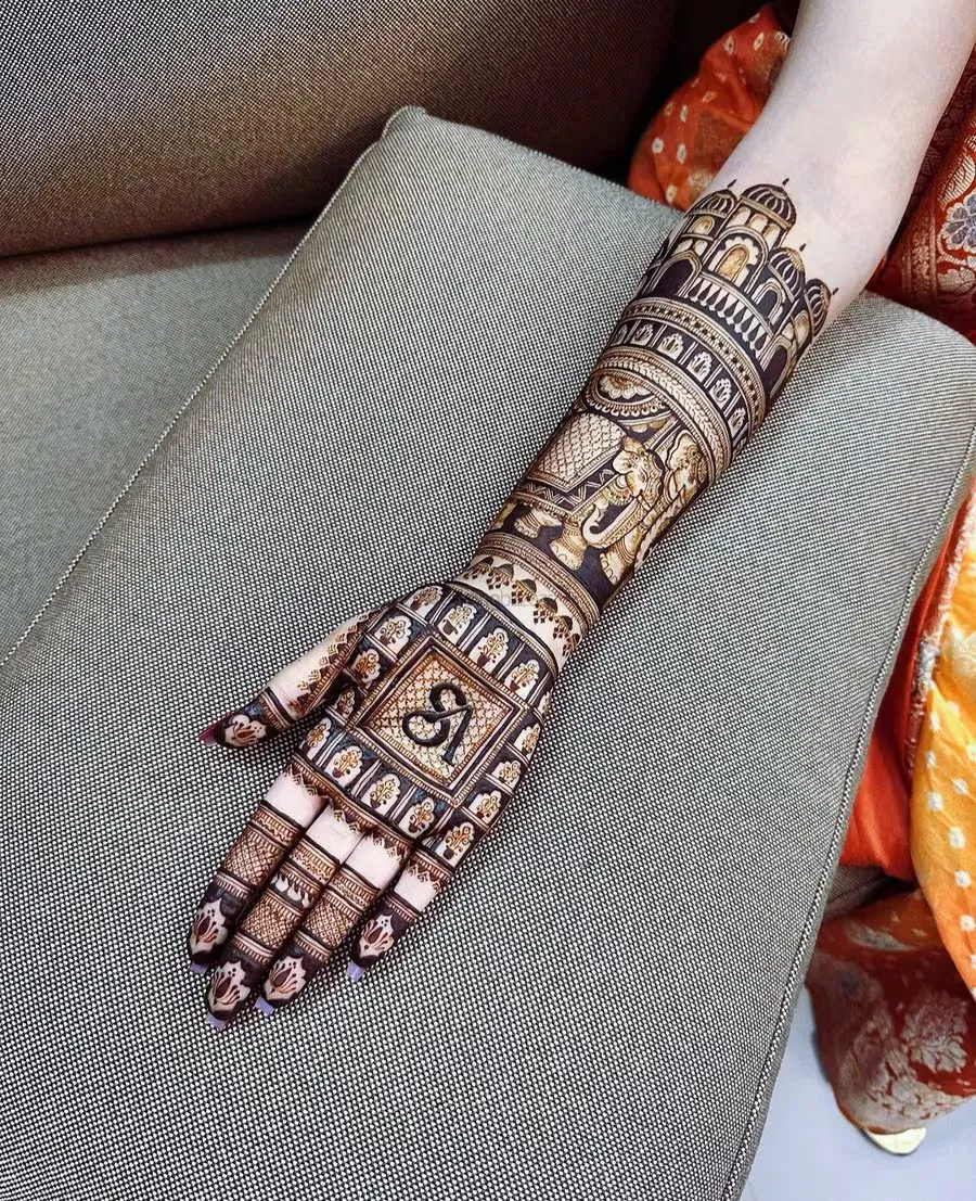 Full Hand Mehndi Design
