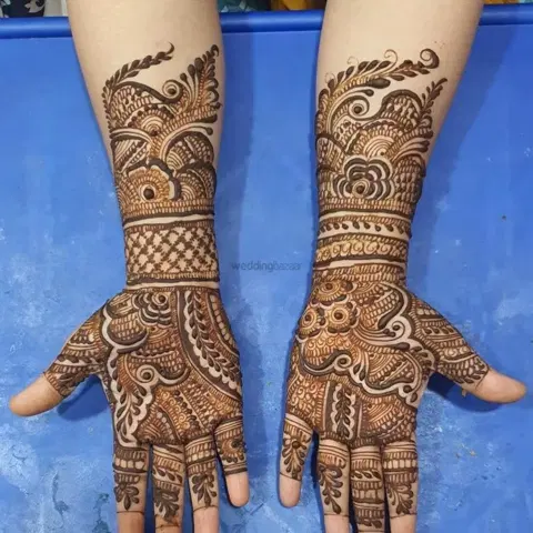 full hand mehndi design