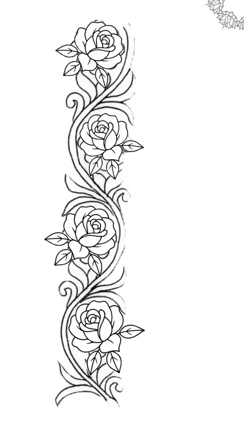 arabic flower mehndi design