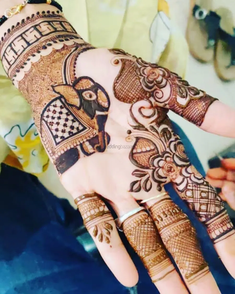 Back Hand Mehndi Design