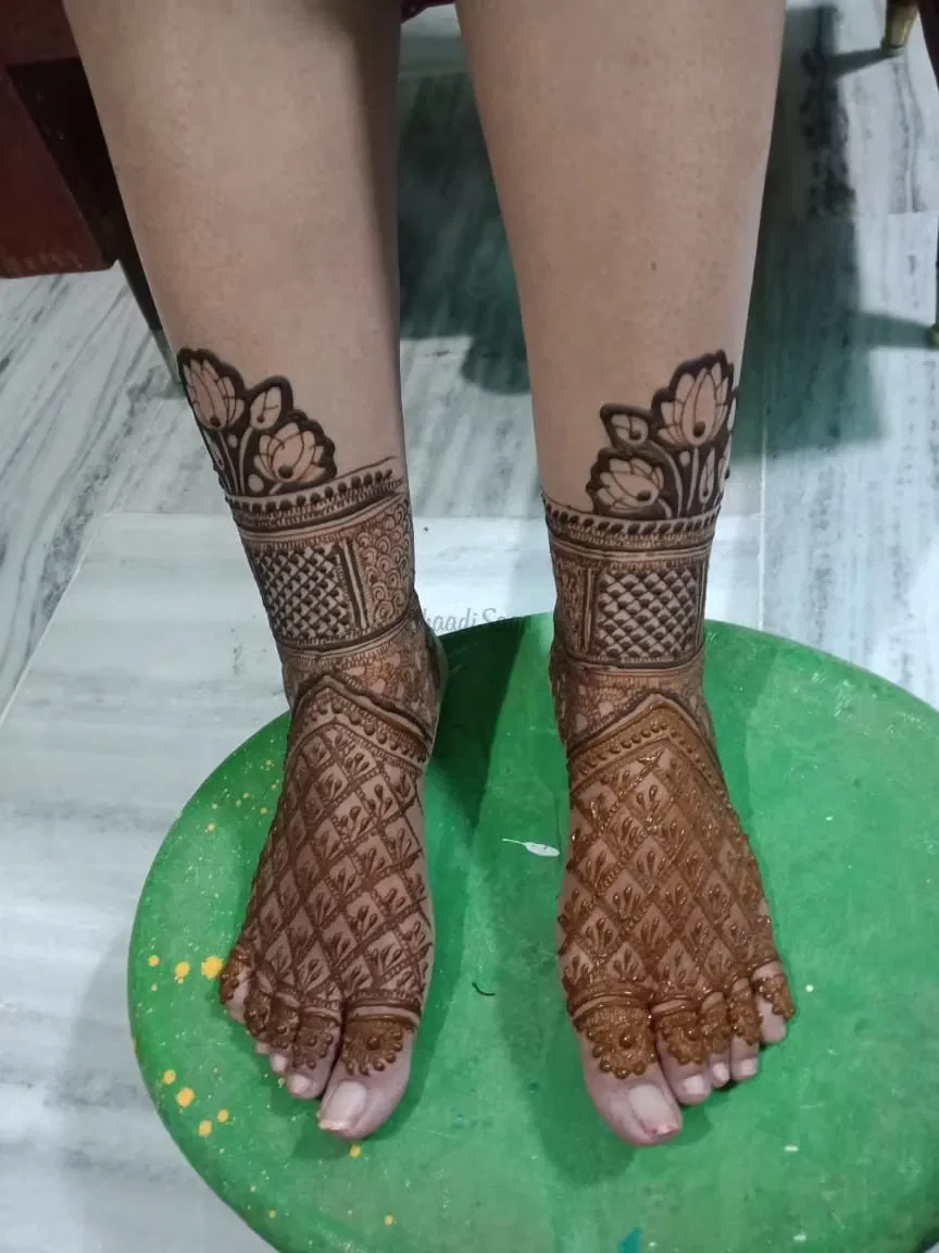 Foot Mehndi Design