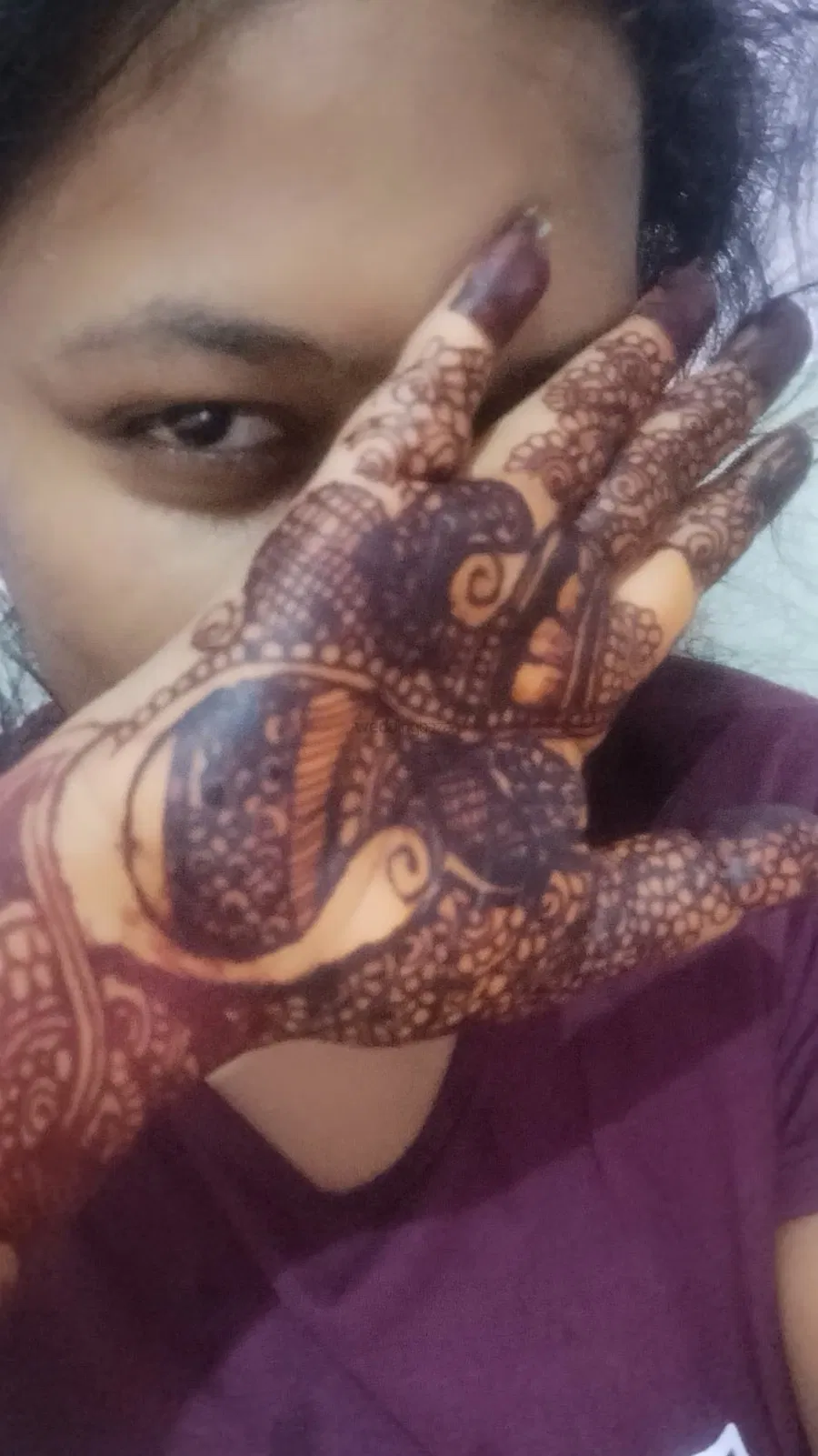 Front Hand Mehndi Design