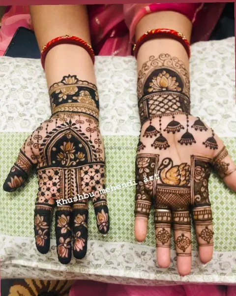 figure mehndi design