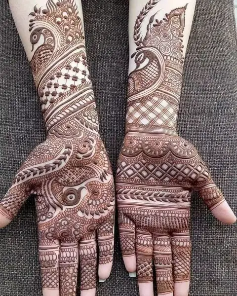 full hand mehndi design