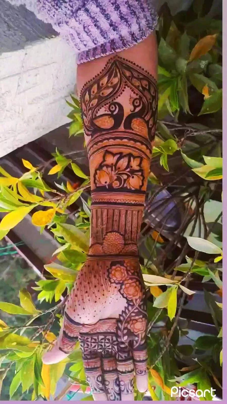 Front Hand Mehndi Design