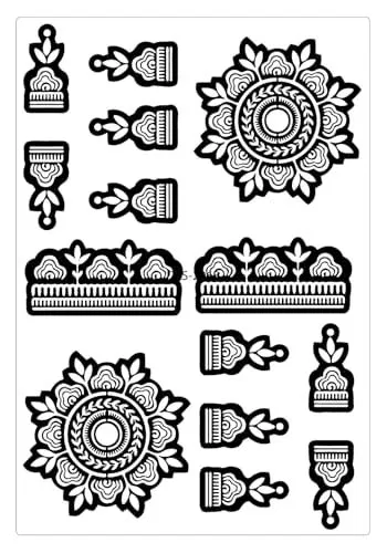 Aesthetic Arabic Full Hand Mehndi Design with Flowers