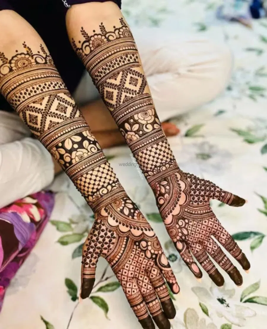 Full Hand Mehndi Design