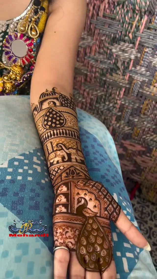 Full Hand Mehndi Design
