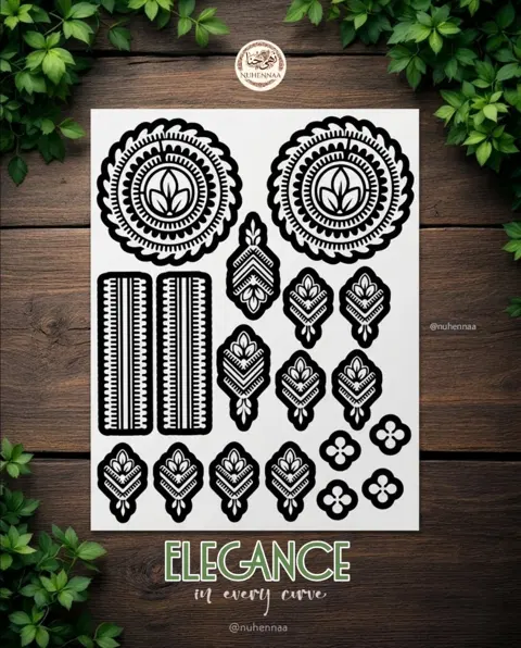 circle mehndi design