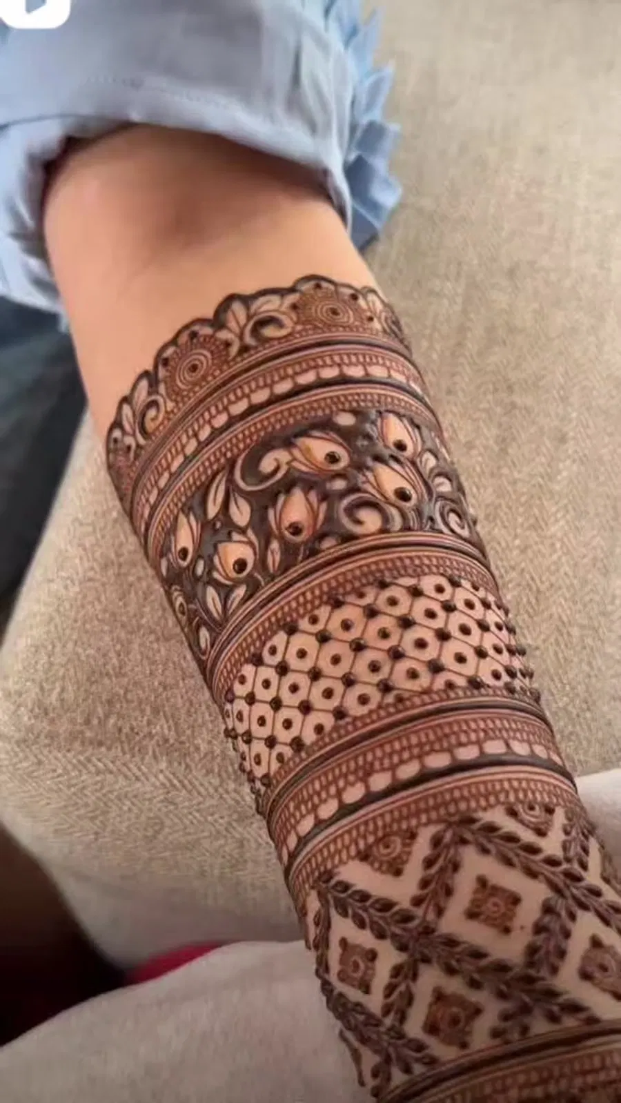Full Hand Mehndi Design