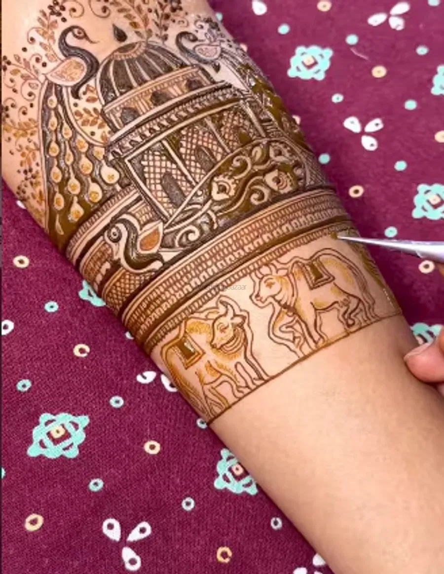 Back Hand Mehndi Design