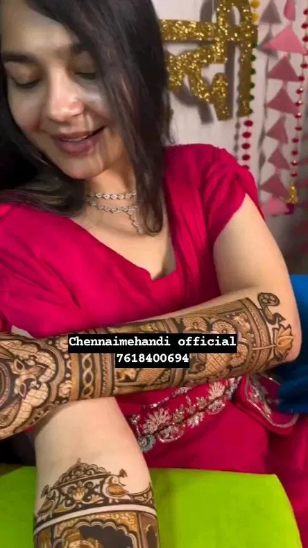 Bridal Back Hand Mehndi Design