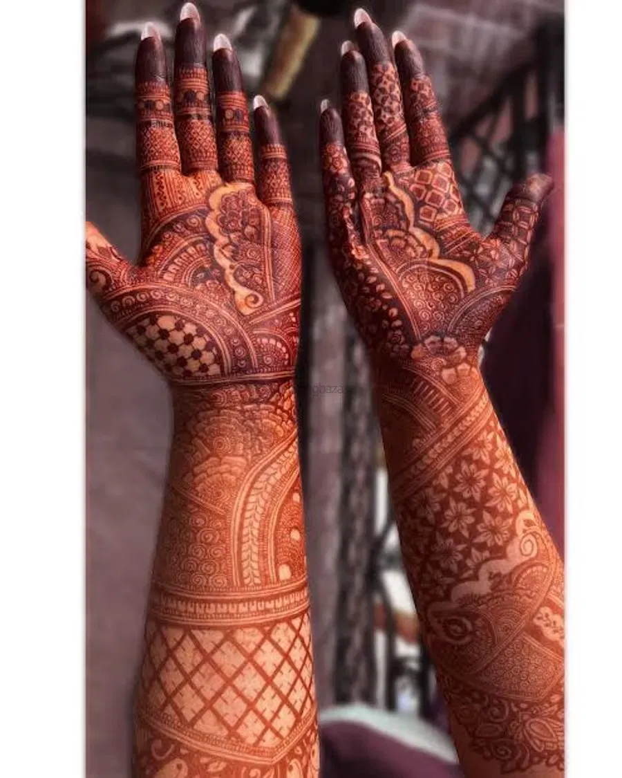 Full Hand Mehndi Design