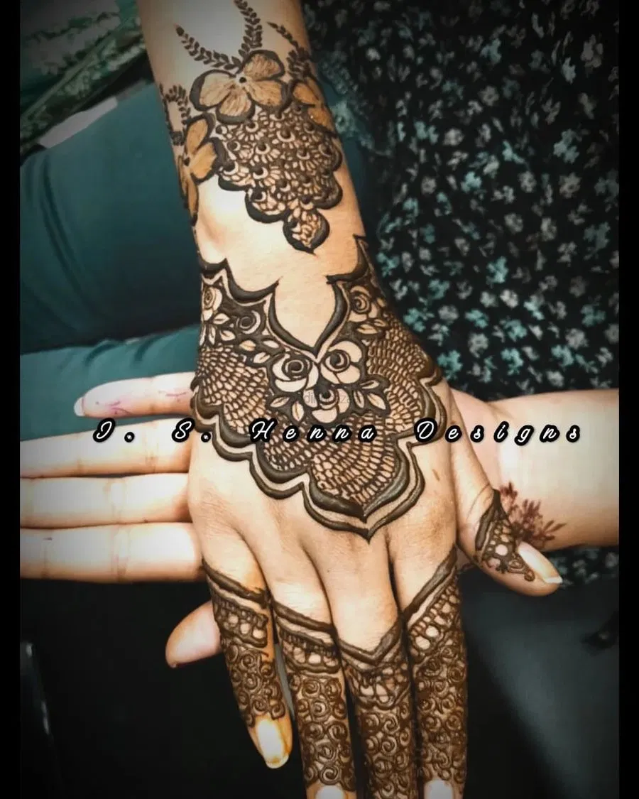 Full Hand Mehndi Design