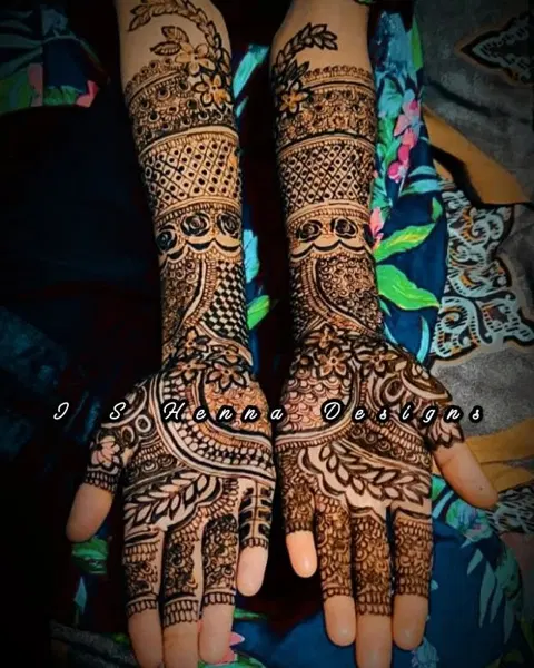 figure mehndi design