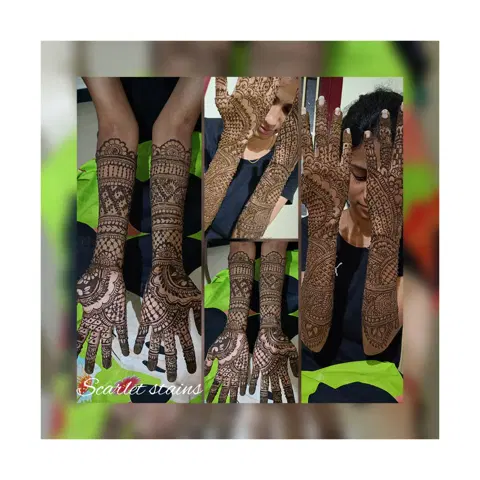 figure front hand mehndi design