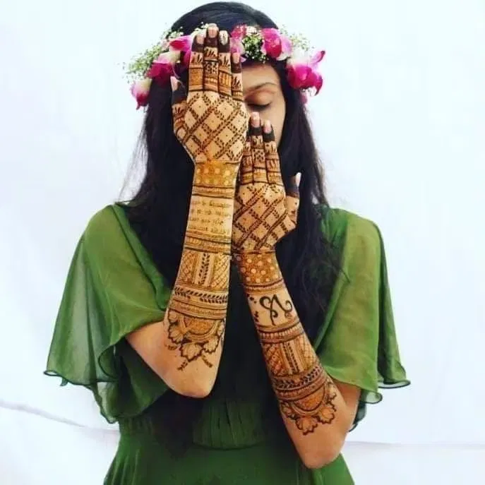Full Hand Mehndi Design
