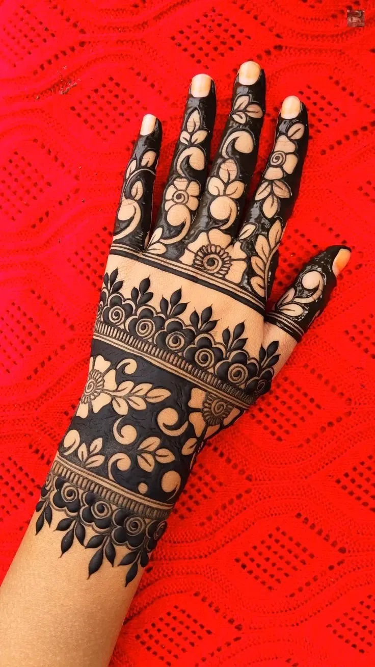 Full Hand Mehndi Design