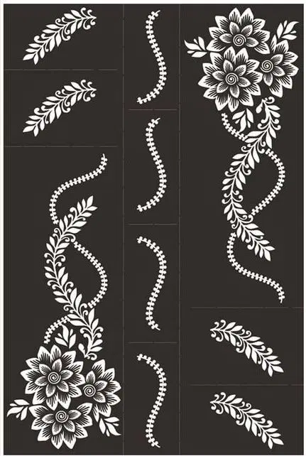 arabic bel mehndi design