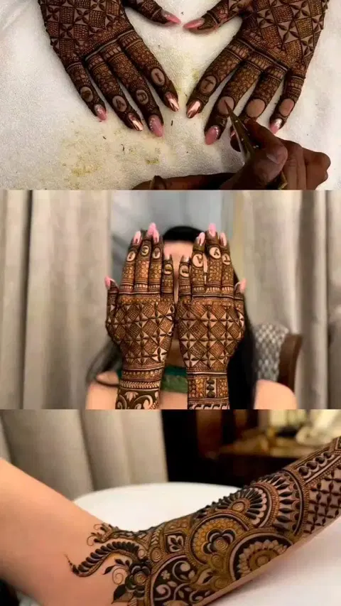 back hand mehndi design