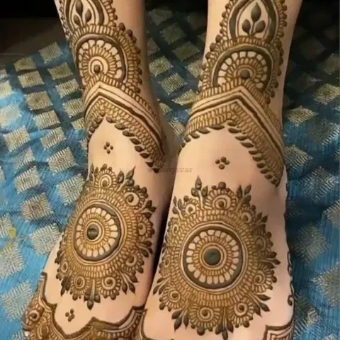 foot mehndi design
