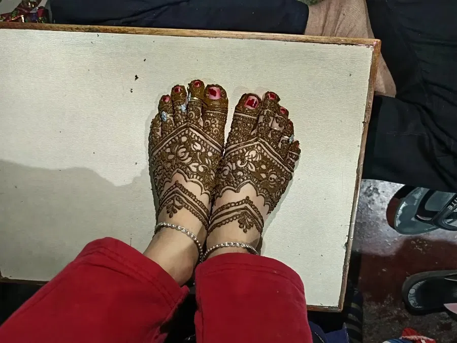 Foot Mehndi Design