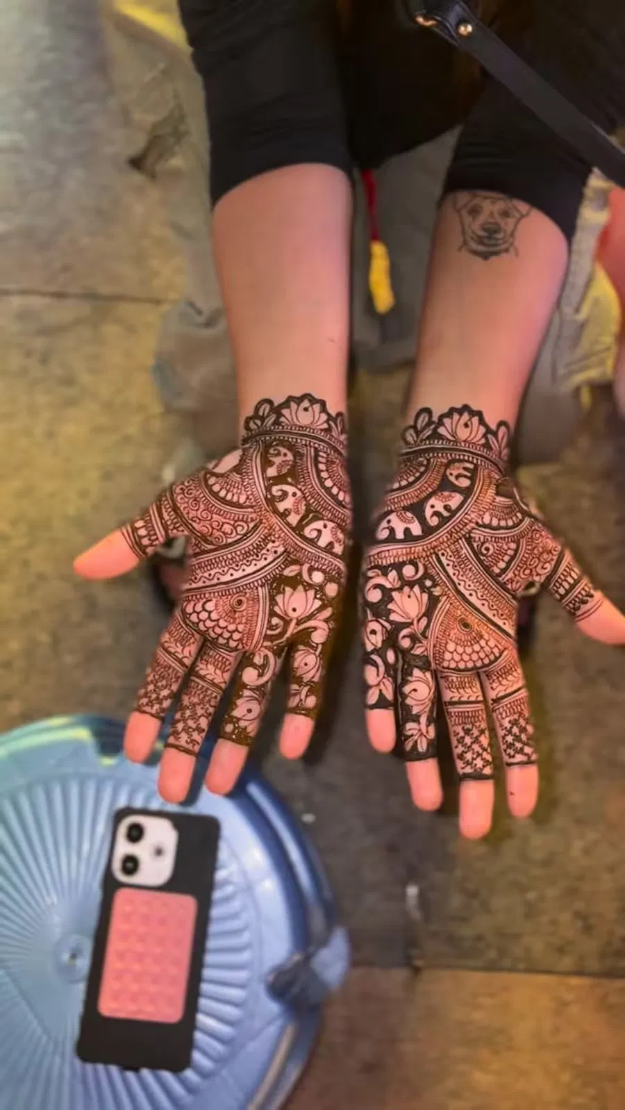 Front Hand Mehndi Design
