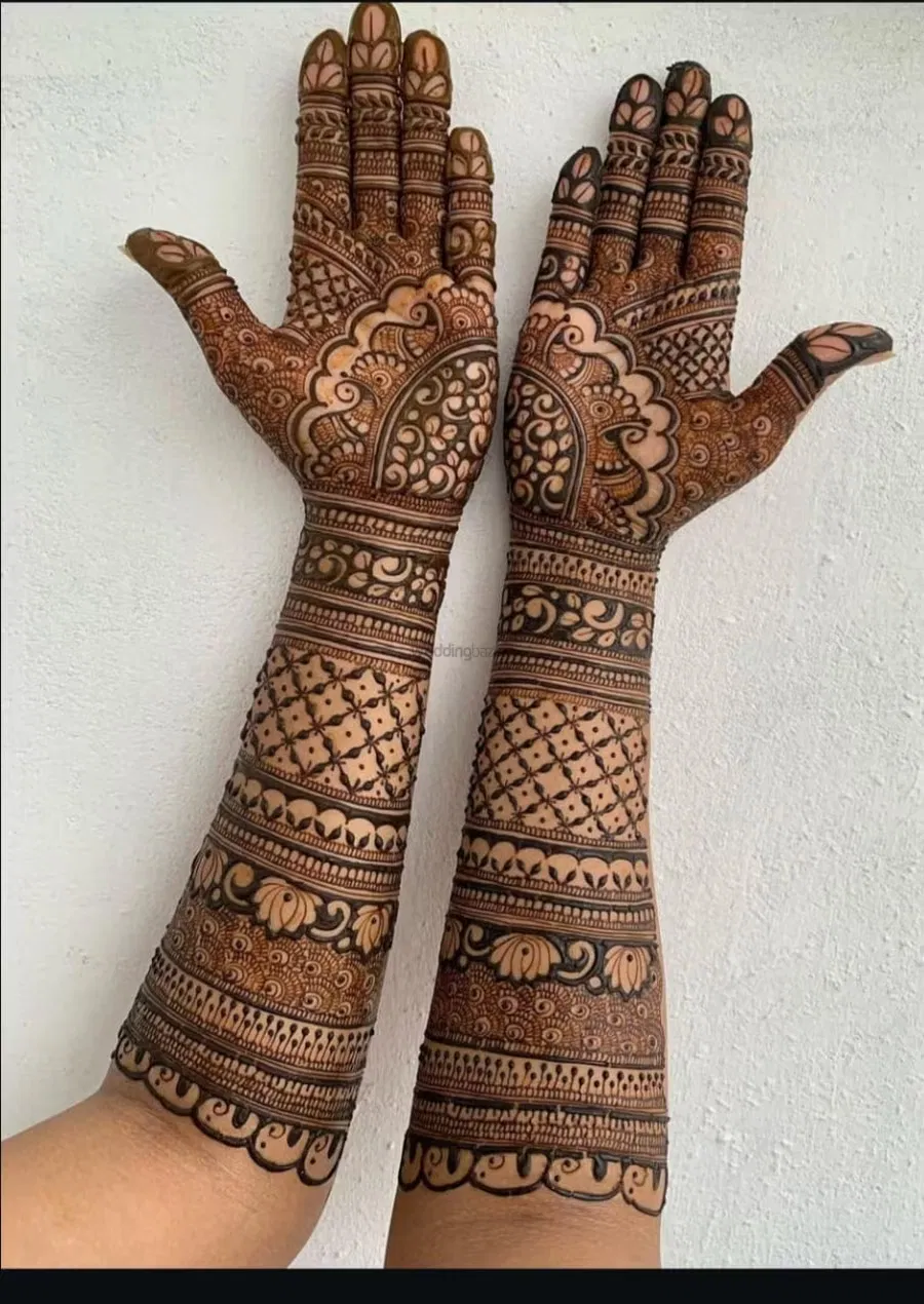 Front Hand Mehndi Design (2)